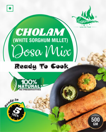 Cholam (Sorghum) Dosa Mix (500gms)