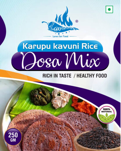 Karupu Kavini Rice Dosa Mix (250gms)