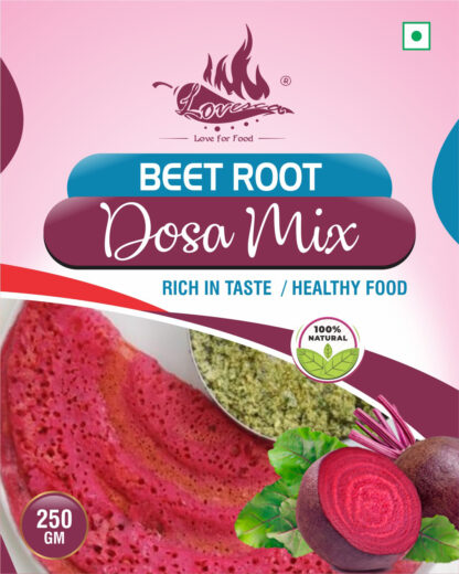 Instant Beetroot Dosa Mix (250gms)