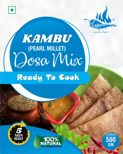 Kambu (Pearl Millet) Dosa Mix (500gms)