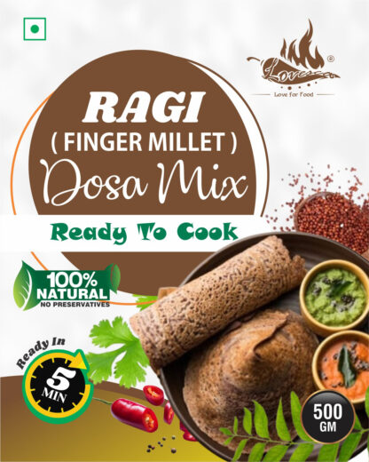 Raagi (Finger Millet) Dosa Mix (500gms)